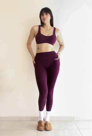 Crimson Wine Muse Leggings
